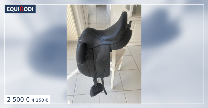 Pad De Dressage Cheval Horze – Noir – Tapis D’occasion En Bon état