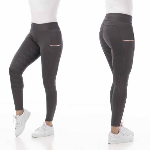 Legging Agadir Riding World full grip pour enfant en gris
