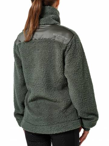Veste Teddy Fleece Avenue Green - Equestrian Stockholm - Polaire douce