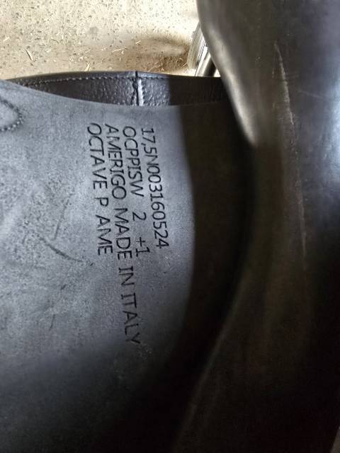 Selle Amerigo Octave Pinerolo 17,5&rdquo; Noir 2024