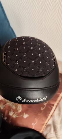 Casque &eacute;quitation Samshield 2.0 Shadow Matt Black avec 