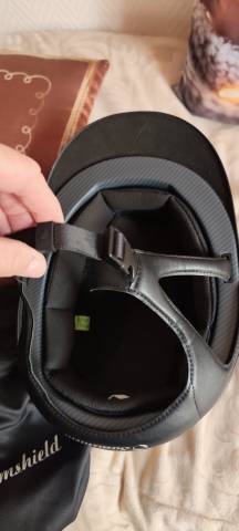 Casque &eacute;quitation Samshield 2.0 Shadow Matt Black avec 