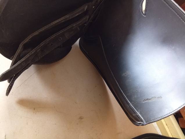 Selle anglaise synth&eacute;tique Fouganza 