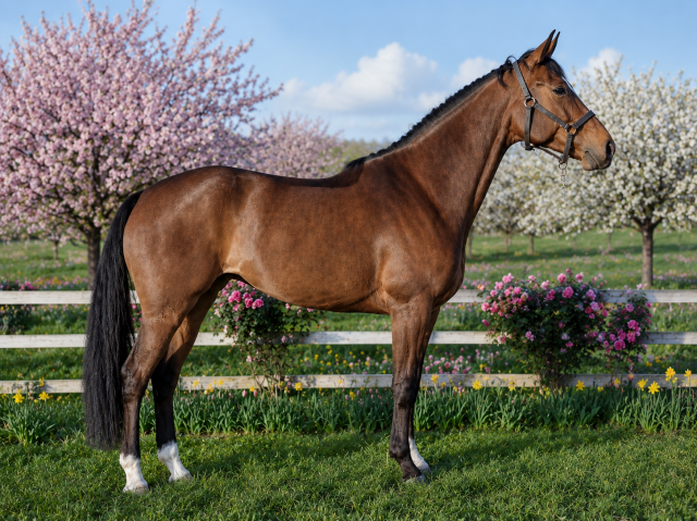 Jument - selle français - 6 ans -dressage /cso - france