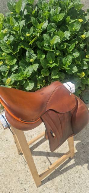 Selle Butet obstacle 17&rdquo; 2023 + Bavette - Etat +++