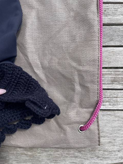 Bonnet Ju&Pa bleu marine poney C