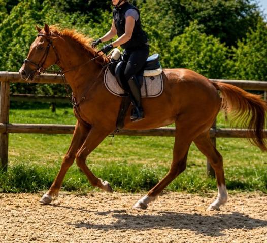 Hongre debourré proche de l’homme et  attachant 
