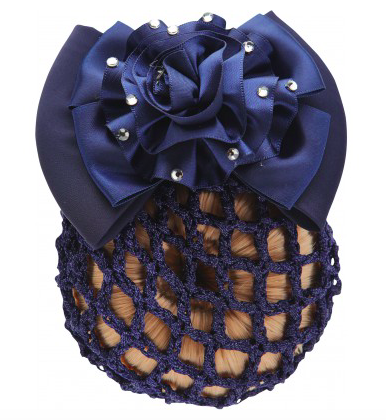 R&eacute;sille &eacute;lastique pour cheveux Flower Glitter - Horka - D&eacute;cor&eacute;e de perles