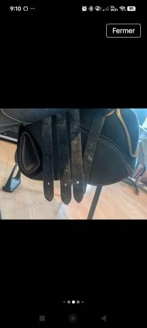 Selle ikonic hybride jump 16.5/17 noire