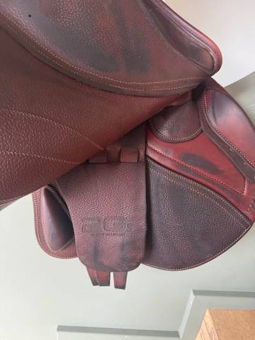 Selle CWD Mademoiselle 2GS Chataigne, tr&egrave;s bon &eacute;tat