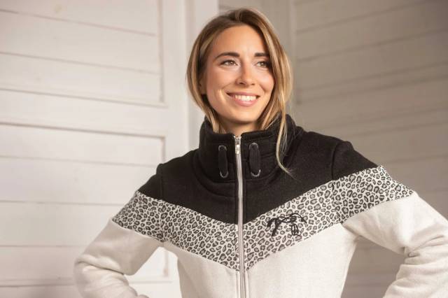 Sweat zipp&eacute; Leonative - PENELOPE COLLECTION - Style girly