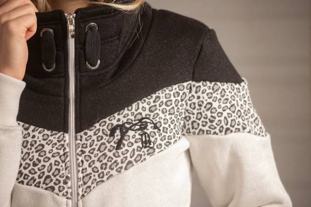 Sweat zippé Leonative - PENELOPE COLLECTION - Style girly