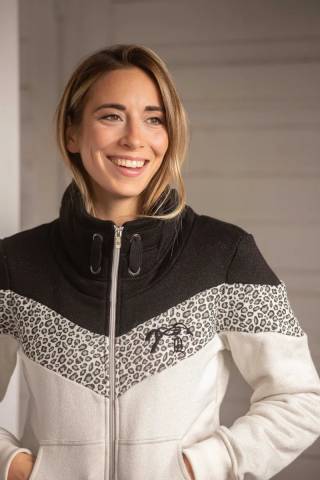 Sweat zipp&eacute; Leonative - PENELOPE COLLECTION - Style girly