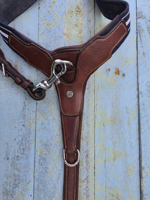 Collier de chasse &eacute;lastique grain&eacute; 3 points Antar&egrave;s 