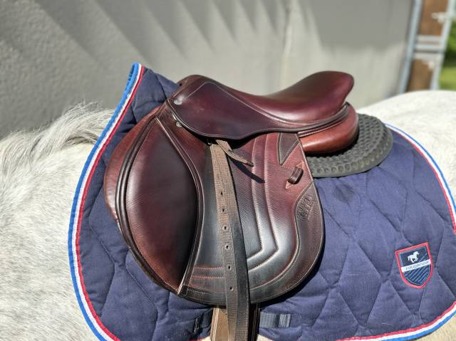 Selle CWD junior 15,5 doublee veau