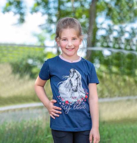 T-shirt manches courtes Horse Spirit - HKM - Confort coton