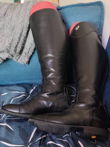 Bottes &eacute;quitation femme Deniro noires taille 40 