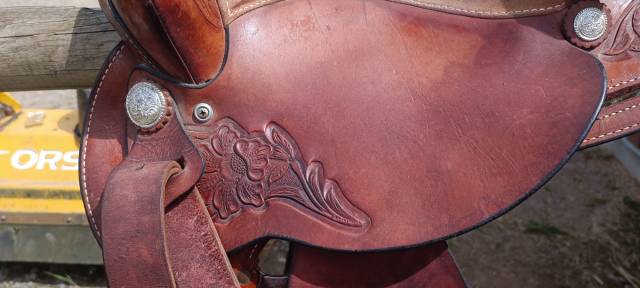 Selle western am&eacute;ricaine cheval