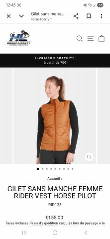 Veste horse pilot