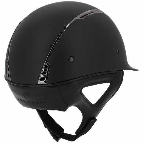Casque d&rsquo;&eacute;quitation EQUITH&Egrave;ME Soazy ERT &ndash; Mat Chrome Silver