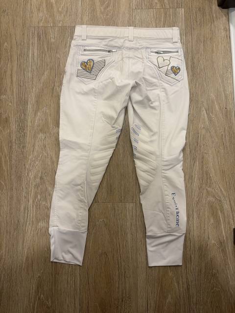 Pantalon blanc et bleu 