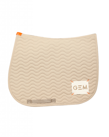Tapis de selle TOUC TOUC Obstacle - GEM - Matelassage vagues