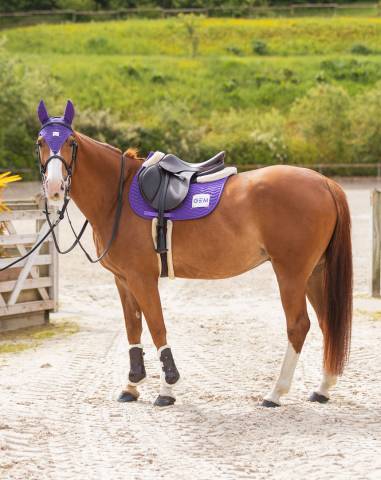 Tapis de selle TOUC TOUC Obstacle - GEM - Violet tendance
