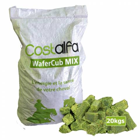 Cube luzerne & c&eacute;r&eacute;ales WaferCub&reg; MIX - Costalfa - 20kg