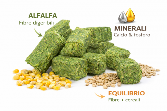 Cube luzerne & céréales WaferCub® MIX - Costalfa - 20kg