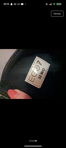 Bottes ego7 taille 32
