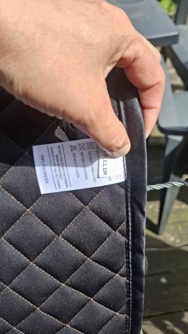 Tapis de selle Horsegear dressage Full cuivr&eacute; presque n