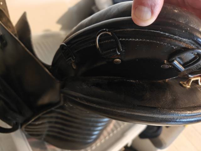 Selle en cuir 