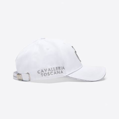 Casquette Cavalleria Toscana blanche 100% coton