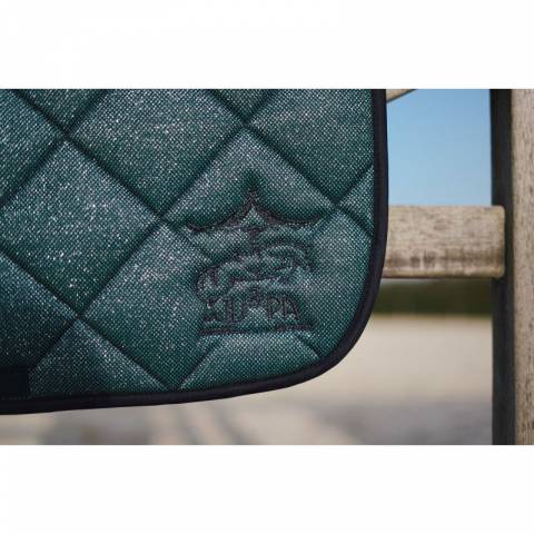 Tapis de selle Glitter Turquoise - Ju & Pa - Rembourrage optimal