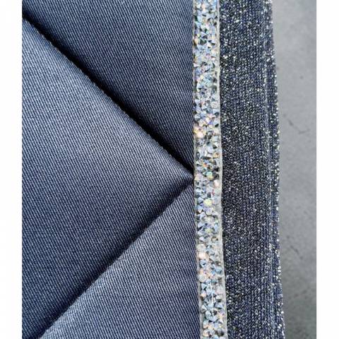 Tapis de selle bord lurex - JU&PA - Confort et &eacute;l&eacute;gance