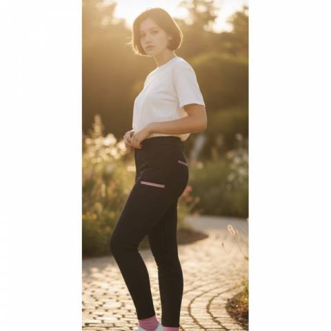 Pantalon d'équitation Olivia - JU & PA - Tissu stretch