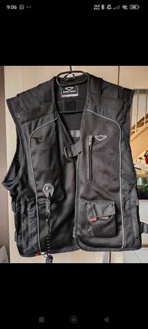 Gilet air bag équitation/moto taille M