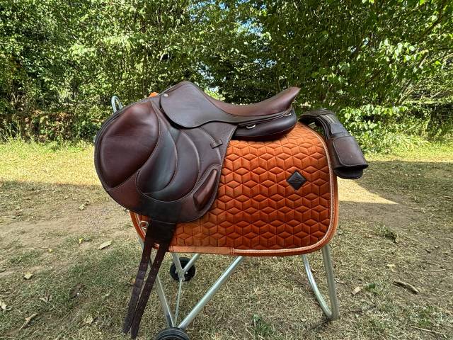 Selle Antares Monoquartier Connexion 17,5 veau Marron