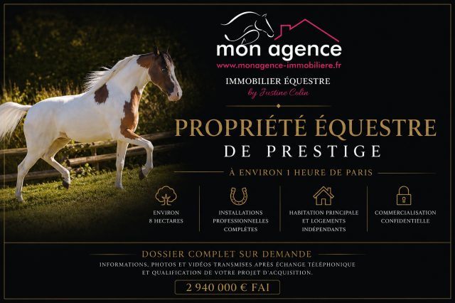 Propriété équestre d'exception – commercialisation conf