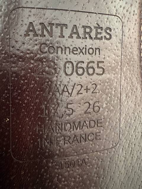 Selle Antar&egrave;s Connexion 2023 17,5 pouces 2AA/2+2