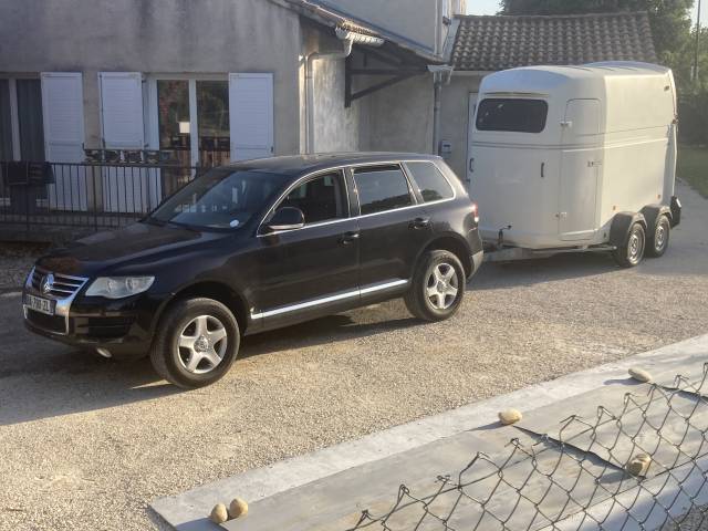 Vw touareg r5 tdi + van 2 places westfalia 
