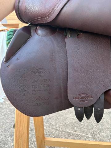 Selle Devoucoux cso double quartiers taille 18 