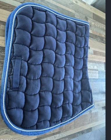 Tapis d’équitation Harcour bleu marine