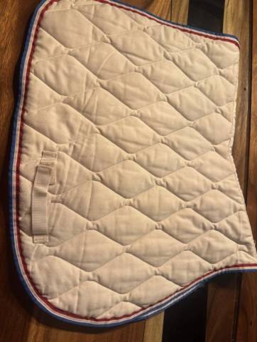 Tapis d’équitation Fouganza blanc