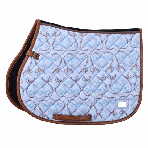 Tapis de selle Pilar motif Print - HV POLO - Tissu satiné