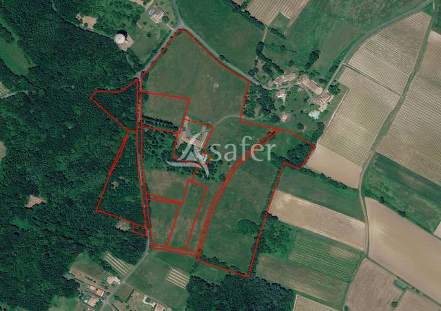 Propriété de 13ha, proximité de l'estuaire, avec un corps de