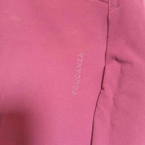 Pantalon d'&eacute;quitation femme bordeaux 