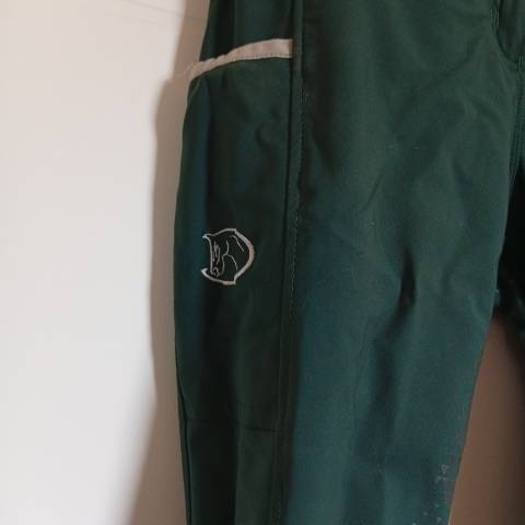 Pantalon d'&eacute;quitation femme vert fonc&eacute; 