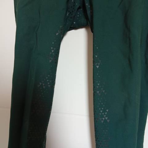 Pantalon d'&eacute;quitation femme vert fonc&eacute; 