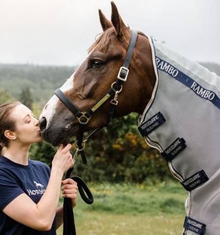 Couverture anti-mouches Rambo Protector Plus - Horseware